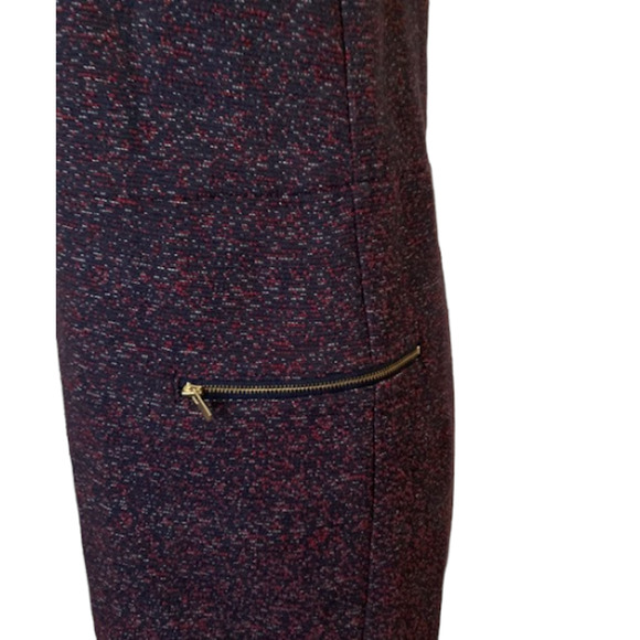Dark Purple & Navy TWEED Shift Dress with POCKETS - Merona - Size M - Picture 11 of 13